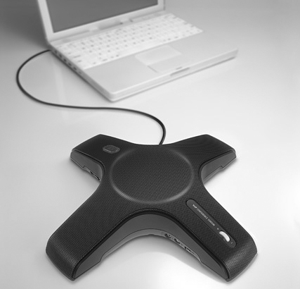 USB Omni-directional Microphone Speakerphone Connection